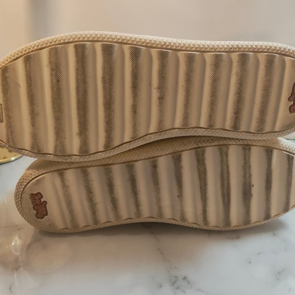 COACH C115 SLIP-ON SNEAKER LOAFER/ CREAM/ PETAL - Women's Size 10 - Picture 6 of 7